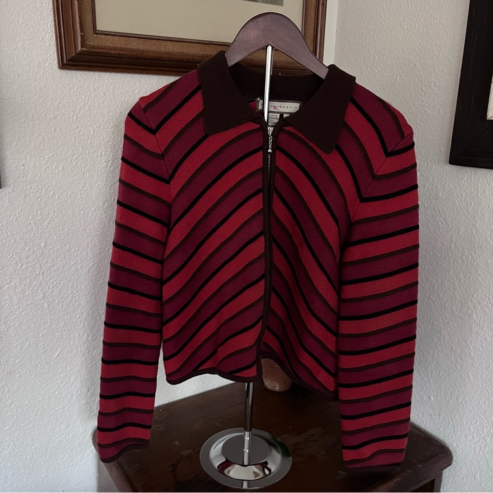 Vintage Susan Martin zip sweater